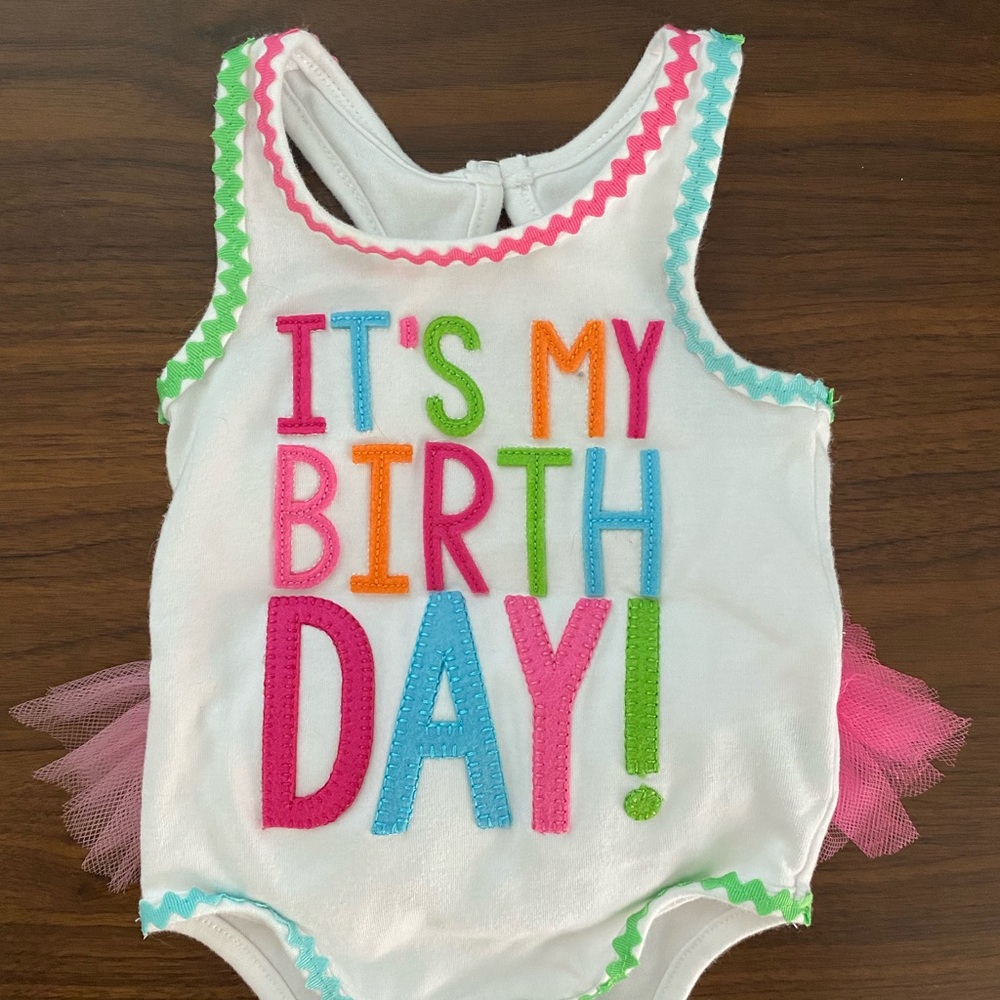First Birthday Tutu Onesie!